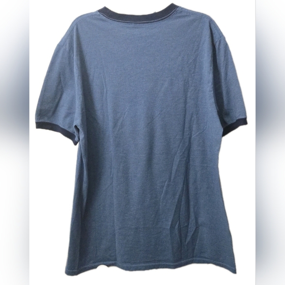 Authentic Disney Blue Mickey Mouse Graphic T-Shirt - Picture 2 of 3